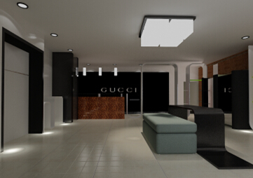 CUCCI女裝專賣店室內(nèi)設(shè)計(jì)裝飾圖