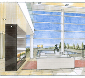 上海淀山湖大自然別墅室內(nèi)全套設(shè)計(jì)圖 梁志天