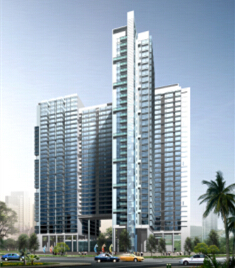 招商城市主場白領公寓建筑方案設計