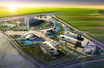 浙江上虞市文體中心規(guī)劃及單體方案設(shè)計